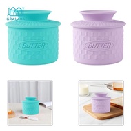 [Gralara] Butter Crock Silicone Butter Holder Storage Jar for Cafe Dining Household Restaurant