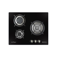 Aerogaz AZ-370F LPG/PUB Glass Hob