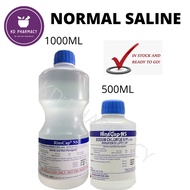 Rinscap Air Garam Cuci Luka Normal Saline Sodium Chloride 0.9% For Irrigation 1000ML/ 500ML