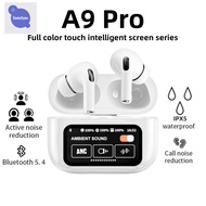 A9 Pro TWS Earbuds Wireless Bluetooth 5.4, ANC, 40H Playtime, IPX5 Waterproof, Touch Control, Low La