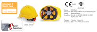 PROGUARD Advantage 2 Stealth Lock Safety Helmet Model: HG2-WHG3RS