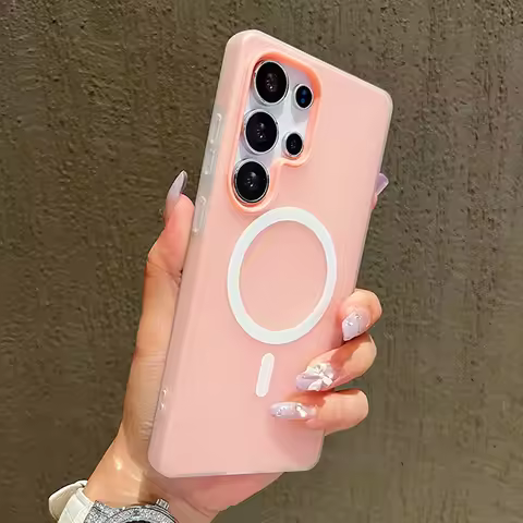 Candy Color Matte Jelly Magsafe Phone Case for Samsung Galaxy A56 A36 A26 A16 A06 A55 A35 A25 A15 A0