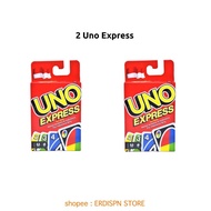 (2 Pack) UNO EXPRESS Original Mattel Uno Express Card Original Game Card Game Card
