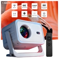 YJMOYE Smart Projector FHD 1080P 4K 350ANSI Auto-focus/Keystone Correction Android13.0 Portable 170-