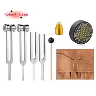 Unweighted& Weighted Tuning Forks Set for Chakra/Sound Yoga- for Healing(528Hz, 432Hz, 136.1Hz, 128H