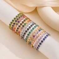 Bracelet Bracelet Bracelet Fashion Luxury Four-Leaf Clover Design] 10% off Full Diamond [Color 5GBZ
