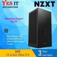 NZXT H1 MINI-ITX TEMPERED GLASS CHASSIS - BLACK ( CA-H16WR-B1-UK ) -- V1