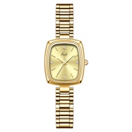 GEDI GEDI Retro TV Quartz Watch Niche High-End Gold Watch Small Simple Small Dial Bracelet Watch