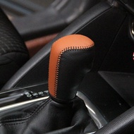 Genuine Leather Car Gear Shift Knob Collars Cover for Mazda 3 Mazda3 Axela Atenza CX-5 CX-4 CX-3 CX3 CX5 AT Accessories