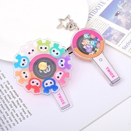 Kpop Idol TWICE Shaker Keychains Lovely Lucky Wheel