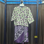 [New Arrival]Set Kanak-Kanak Baju Kedah Opah/Klasik/Mix cotton Kasturi &amp; Kain Lipat Batik Murah