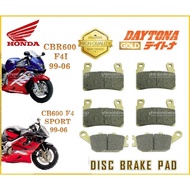 Honda Disc Brake Pads CBR600 F4I F4 Sport Gold
