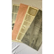 [1 PACK / 20 SHEETS] Cellophane Newspaper / Newspaper Cellophane / Newspaper Paper / Newspaper Bouqu