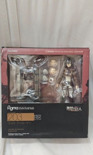 開封品Max Factory 出品的 figma 203《進擊的巨人》米卡莎·阿卡曼 可動人偶