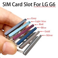 New For LG G6 US997 VS988 Sim & SD Card Reader Holder Tray Slot Waterproof Container Replacement +Pi