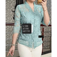 KEBAYA DF ATASAN SEMI PRANCIS/BLUS SEMI RENDA/BAJU KEBAYA WANITA KEKINIAN/KEBAYA PESTA VIRAL 2023