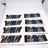 stiker rays volks untuk rim