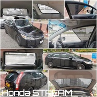 Honda Stream RN6 RN8 的專車專用濾光窗網太陽擋