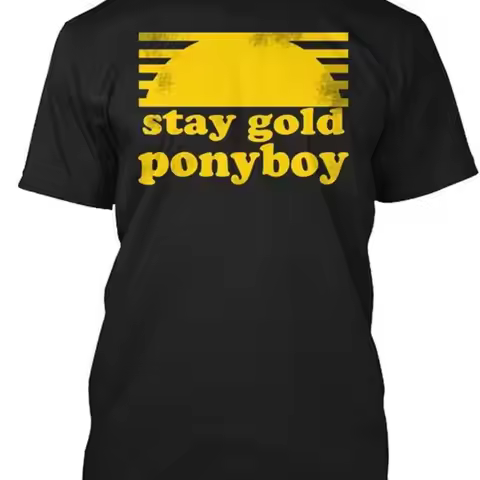 Stay Gold Ponyboy The Outsiders Movie Book Size Premium T Shirt M 2XL