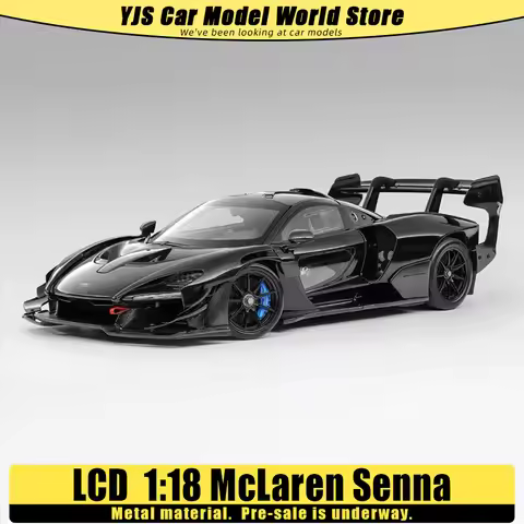 Pre-sale in progress: LCD Diecast car model 1:18 McLaren car model Senna GTR metal static display co