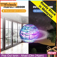 Qisyah Kids UFO Fly Nova Pro Flying Ball Spinner Toy Hand Controlled Drone Helicopter Mini UFO RGB L