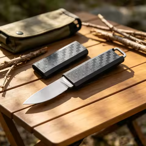 High-Quality Mini Outdoor 2425 Pocket Folding Knife, Portable Design With 8Cr13Mov Stainless Steel B