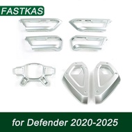 Pearl nickel interior kit for Land Rover Defender 90 110 2020-2025 Instrument panel decorative acces