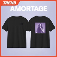 KPOP BLACKPINK JISOO ALBUM AMORTAGE Merch Cotton Crop T-shirt Men and Women Korean Fashion Loose Pri