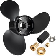 Qiclear อัพเกรดใบพัดเรืออลูมิเนียม Fit MERCURY outboard motos 60 75 90 100 115 HP 15 Spline tooth RH