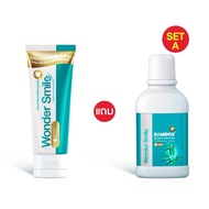 พร้อมส่ง วันเดอร์สไมล์ Wonder Smile Bamboo Mouthwash + Toothpaste น้ำยาบ้วนปาก ยาสีฟันผู้ใหญ่