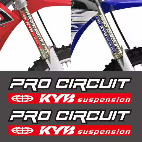 PRO CIRCUIT KYB Suspension Fork Stickers Motorcycle Decals Reflective Waterproof Bike Sticker Set fo