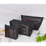 Transparent mesh cosmetic Pouch mesh pouch for women's makeup organizer storage