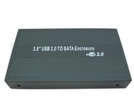 Safehome】鋁製 3.5 吋 SATA 介面硬碟轉接盒 USB 2.0 外接式硬碟盒 HEC3S01