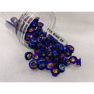 SCREW NUT TITANIUM BLUE & GOLD M6 M8 M10 M12