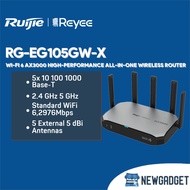 RUIJIE REYEE RG-EG105GW-X WI-FI 6 AX3000 HIGH-PERFORMANCE ALL-IN-ONE WIRELESS ROUTER