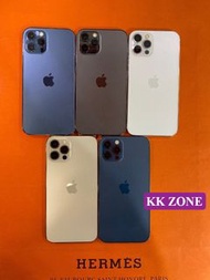 iPhone 12 Pro 128GB / 256GB / 512GB ( 藍/黑/銀/金 ) 香港行貨 電池100%