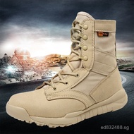 Training Boots Outdoor High-Top Tactical Boots Spring Summer Men's Breathable Combat Boots Military 