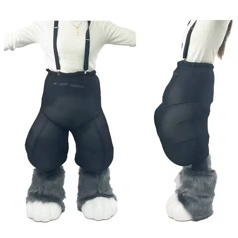 fursuit legs padding furry costume full body interior base Cosplay Costume cloth, furry leg liner