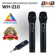 BMB WH-210 2CH UHF Wireless Dongle Microphone System With 2 Nos Handheld Microphone Karaoke