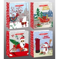 MERAH Large Red Paper Bag Santa Gift Bag Christmas Gift Souvenir Bag