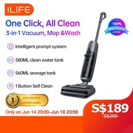 ILIFE W90 /W90 pro Cordless Wet And Dry Vacuum Cleaner Self-cleaning (Floor Washer) 0.58L Clean Wate