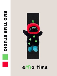 Emo Original Safe Fruit Little Black Cat Car Seat Belt Shoulder Cover Cute Car Accessories Shoulder 