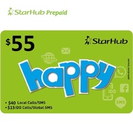 Starhub Prepaid E-Top Up Happy $55