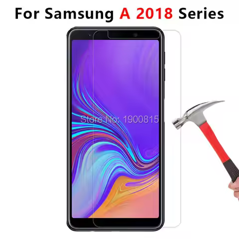Protective Glass For Samsung A5 A6 A7 A8 Plus 2018 Tempered Glas On The Galaxy A 5 6 7 8 5a 6a 7a 8a