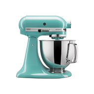 【KitchenAid】 4.8公升/5Q 抬頭式桌上型攪拌機-湖水藍 3KSM150PSTAQ