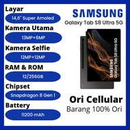 Promo Akhir Tahun Samsung Galaxy Tab S8 Ultra 5G RAM (12+256)GB