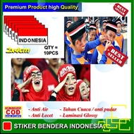 Indonesian flag stickers, Indonesian national flag stickers