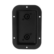 mtt 1 4 Blank Jack Plates Theater Junction Box Connectors for PA DJ Speakers Dual 1 4 PA DJ Speaker 