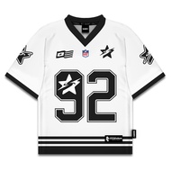 Saint Culture Glory White 92/ Vintage Oversize Rugby Retro Streetwear Y2K Boxy Oversized Jersey NFL 