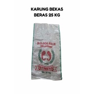 25 KG USED RICE SACK